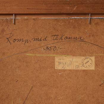 Hugo Wickman, 'Komposition med tekanna'.