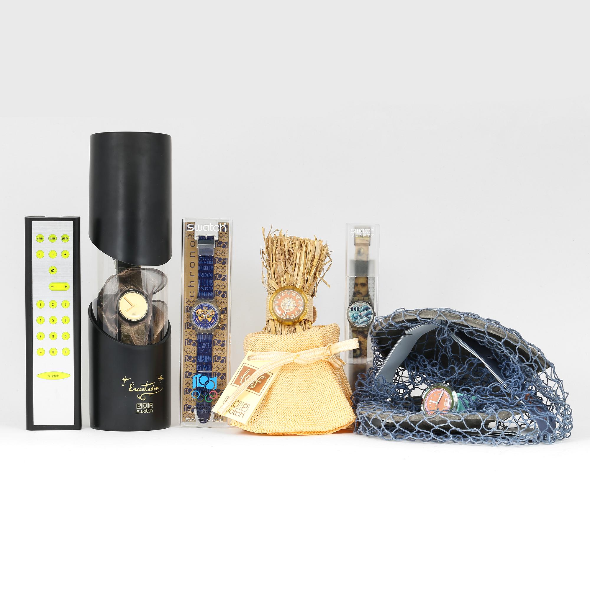 PARTI SWATCHKLOCKOR, 6st, 1990-tal.