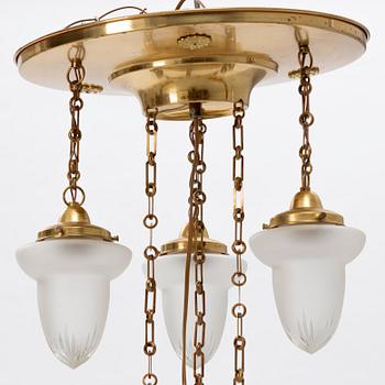 Ceiling lamp, Art Nouveau, early 20th century.