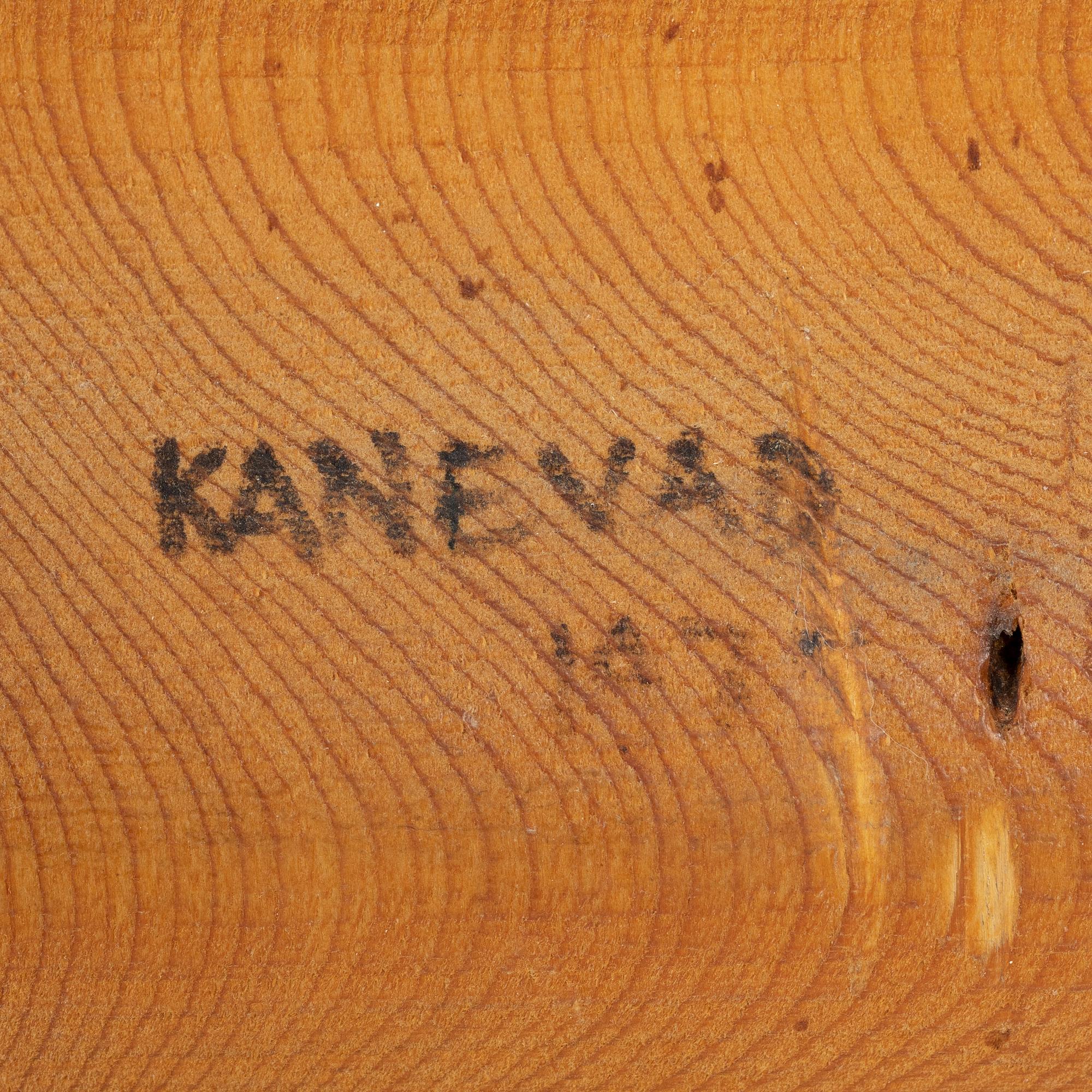 Gunnar Kanevad, relief, wood, signed and dated 197?.
