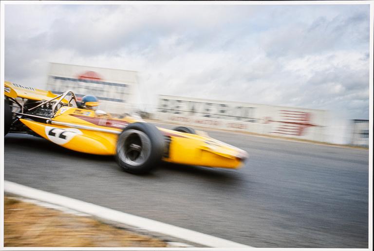 Kenneth Olausson, 'Ronnie Peterson i Tarzan på Zandvoort, 1970'.