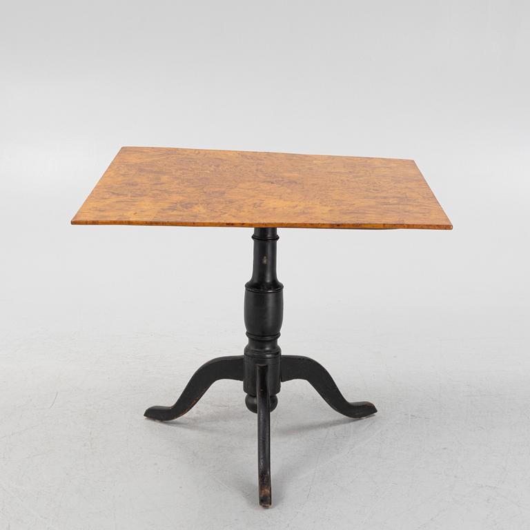 Fällbord,
omkring år 1800.