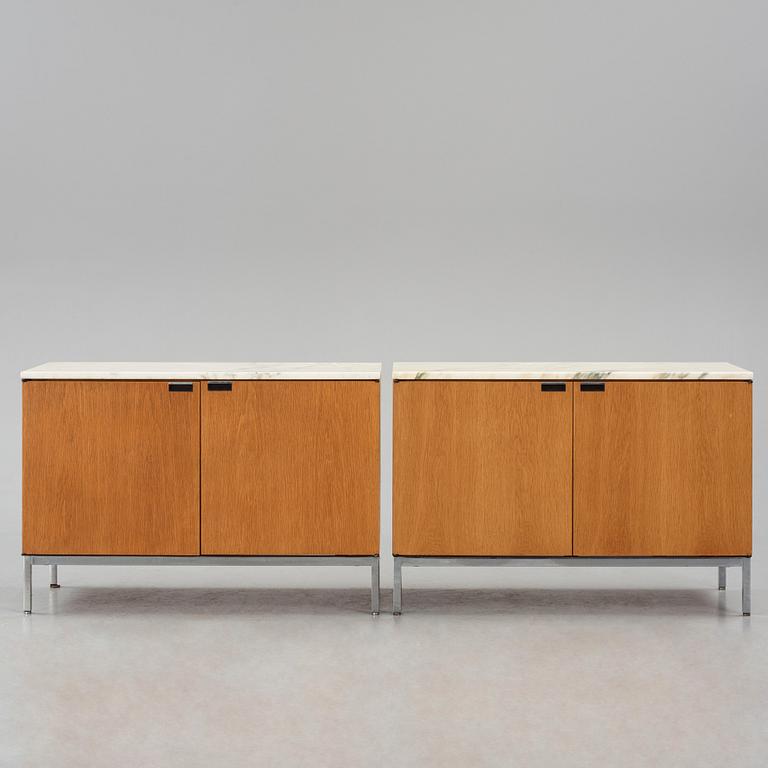 Florence Knoll, sideboard, ett par, Knoll, 1970-tal.