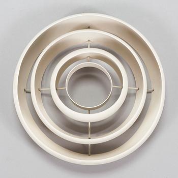 Alvar Aalto,kattovalaisin, malli A 337 "Lentävä lautanen" Valaistustyö.