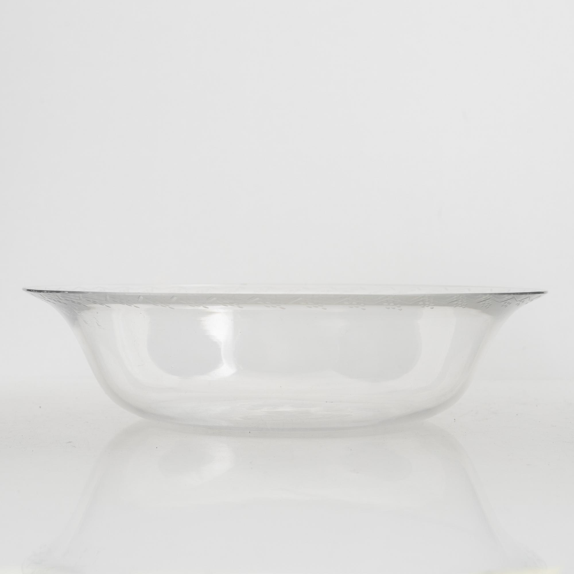 Edward Hald, skål, glas, modell 379, Orrefors.