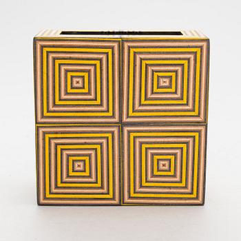 ALEKSI PUUSTINEN, 'O-Block' art object, signed.