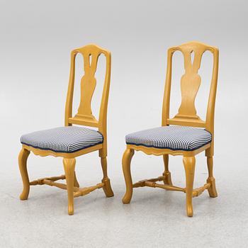Chairs, 6 pcs, Rococo style, second half of the 20th century.