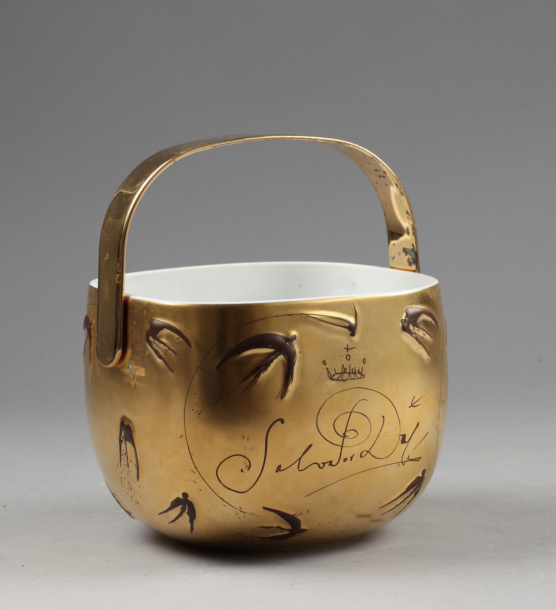 ISHINK, porslin, Salavador Dalì för Rosenthal studio-linie galerie, numr 500/371.