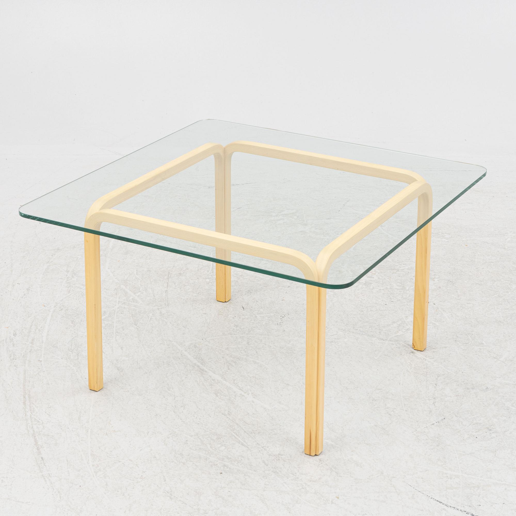 Alvar Aalto, a model Y805B coffee table, Artek, Finland.