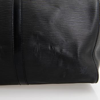 LOUIS VUITTON, 'Black Epi Leather Keepall 45 Bag'. - Bukowskis