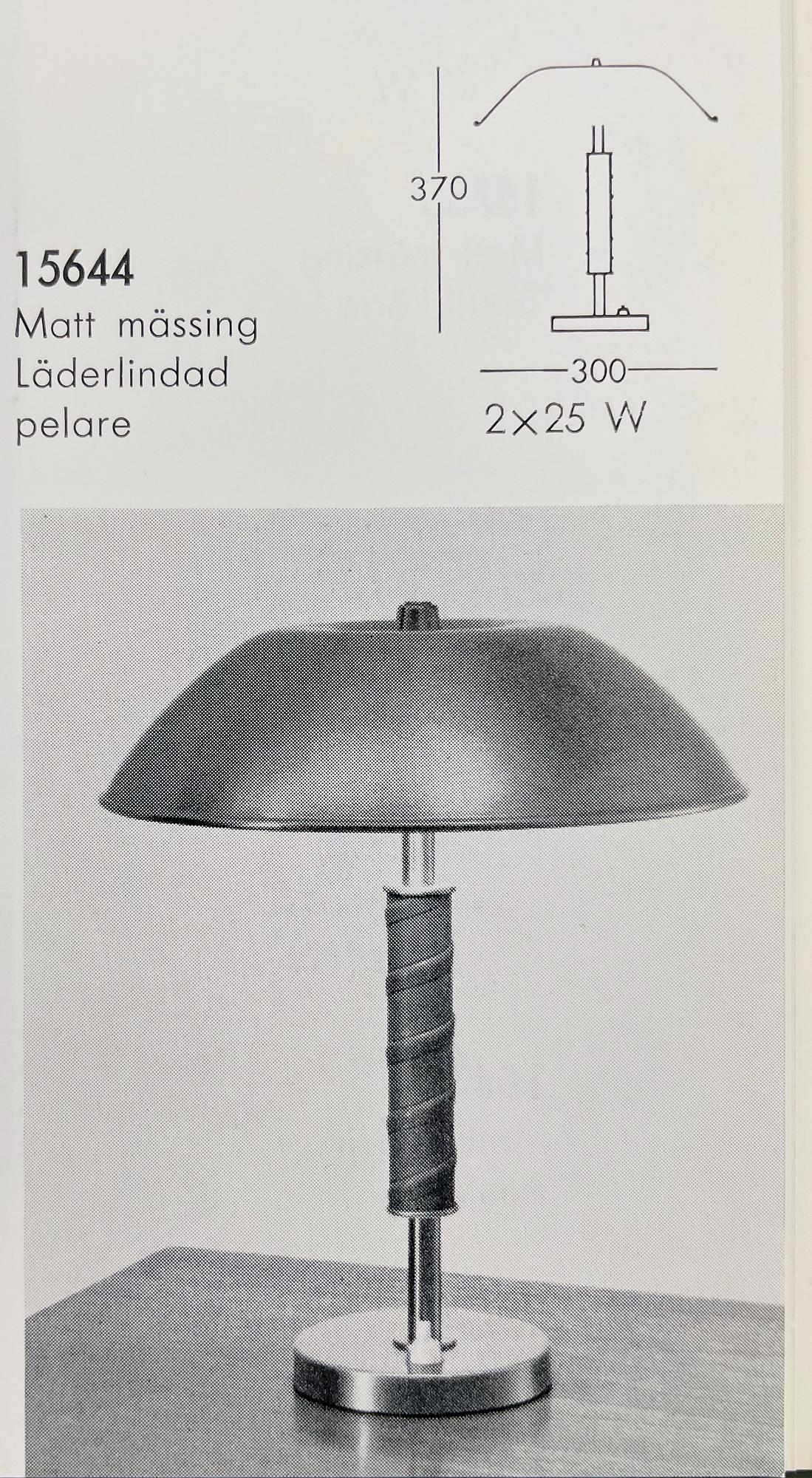 Harald Notini, bordslampa, modell "15644", Arvid Böhlmarks Lampfabrik, 1950-tal.