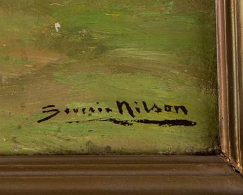 Severin Nilson, oil on canvas, signed.