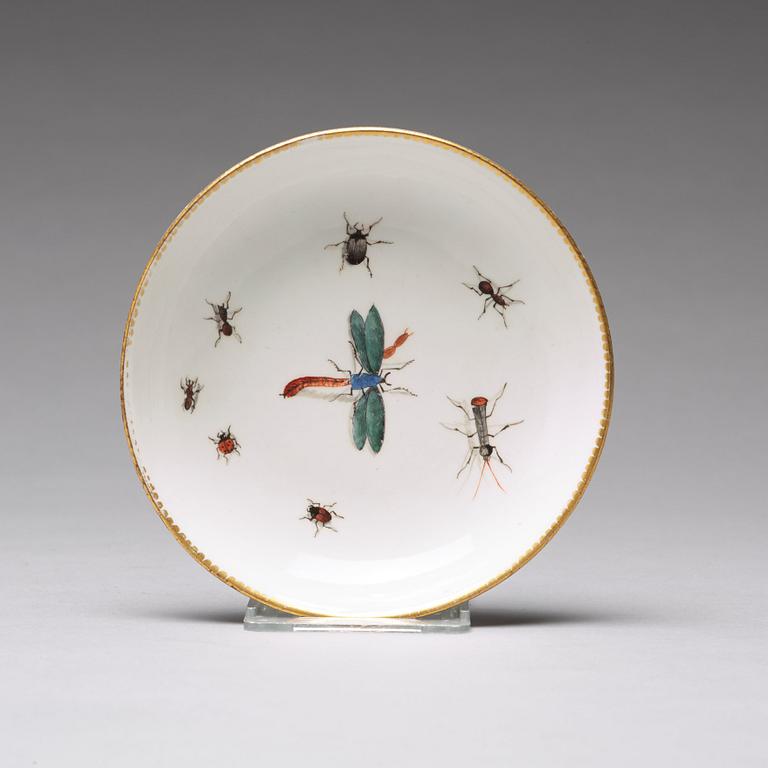 A Meissen cup with stand, 18th Century.