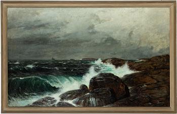Alfred Thörne, Stormy sea.