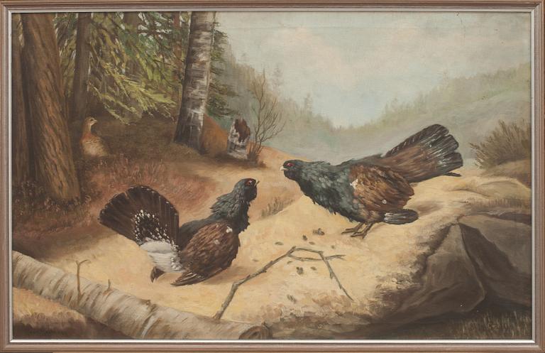 EINAR KOHLMAN, olja på duk, signerad.