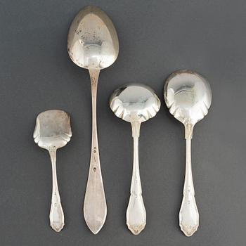 A collection of 7 silver objects, Denmark and England, late 19th century to first half of the 20th century.