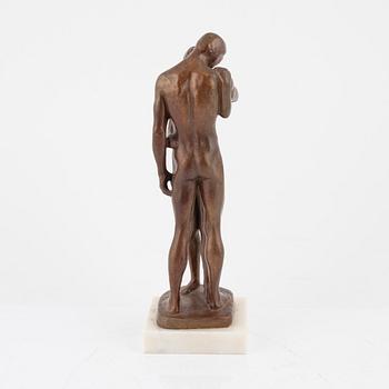 Gudmar Olovson, sculpture signed, patinated resin.