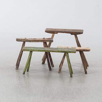 PALLAR, 4, st, allmoge, omkring 1900.