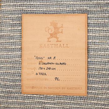 Gunilla Lagerhem Ullberg, "Fogg", NR 5, Kasthall, approx. 234 x 172 cm.