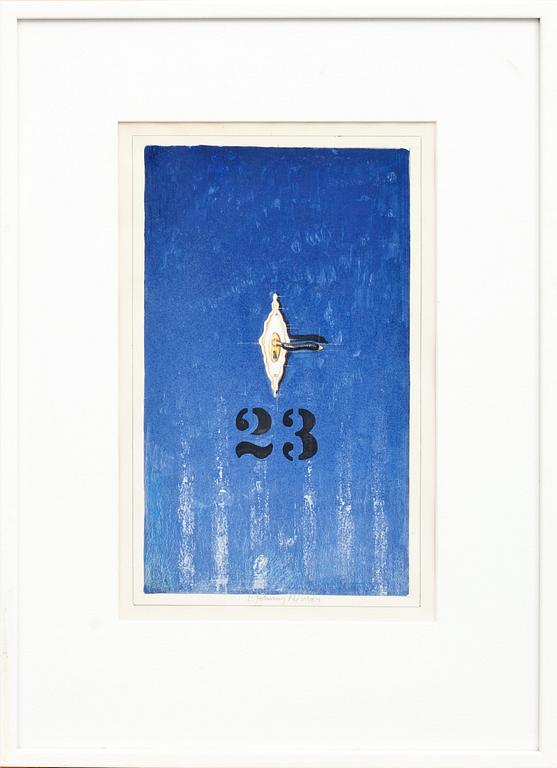 BERT JOHNNY NILSSON, blandteknik, signerad.