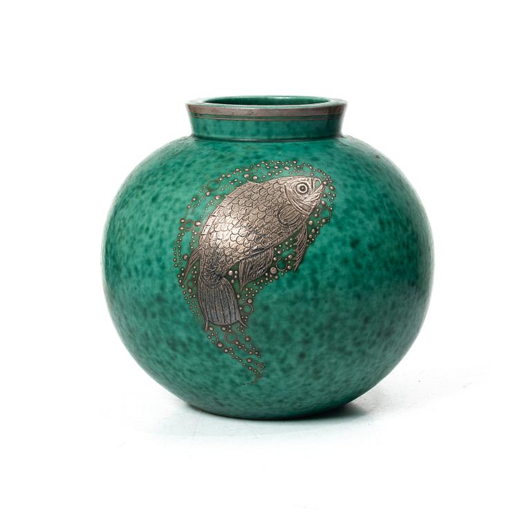 Wilhelm Kåge, an 'Argenta' vase, Gustavsberg.