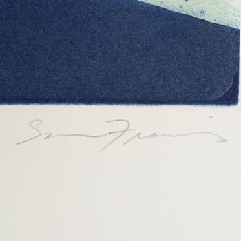 Sam Francis, etching & aquatint in colours, 1973, signed 24/43.