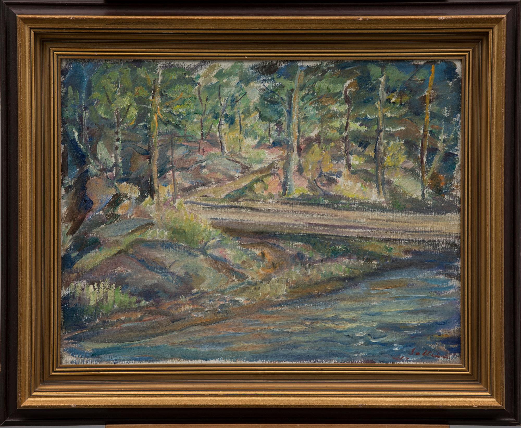 TYKO SALLINEN, olja på duk, signerad och daterad -47.