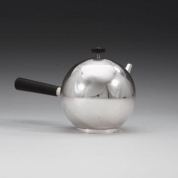 An Estrid Ericson silver teapot by Svenskt Tenn, Stockholm 1931.