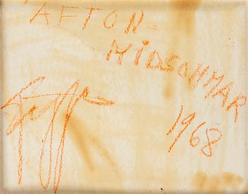 EDDIE FIGGE, mixed media, signed and dated 1968.