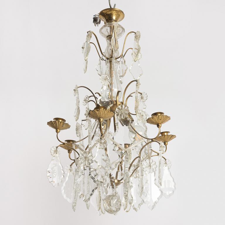 Chandelier, Baroque style, 20th century.