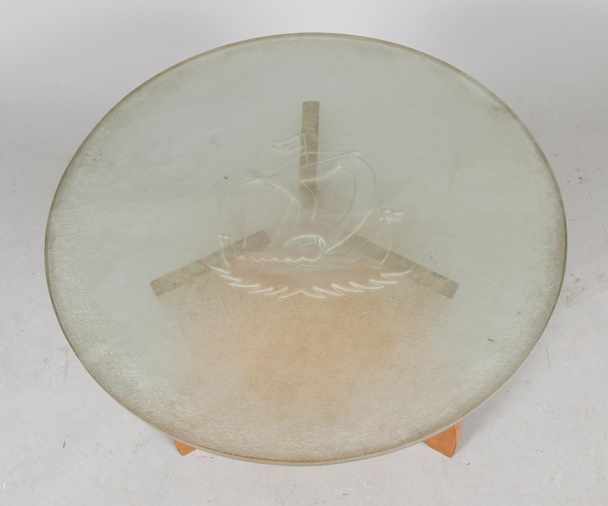 BORD, art déco, 1930-tal, sannolikt Nybrofabriken.