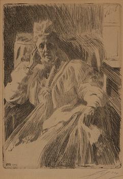Anders Zorn, "Änkedrottning Sophia".