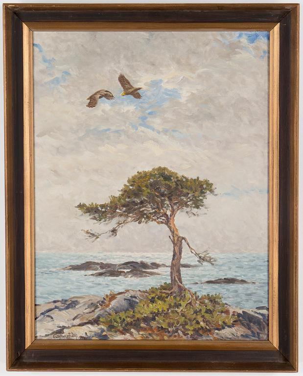 ROLF MELLSTRÖM, olja på pannå, signerad och daterad 1940.