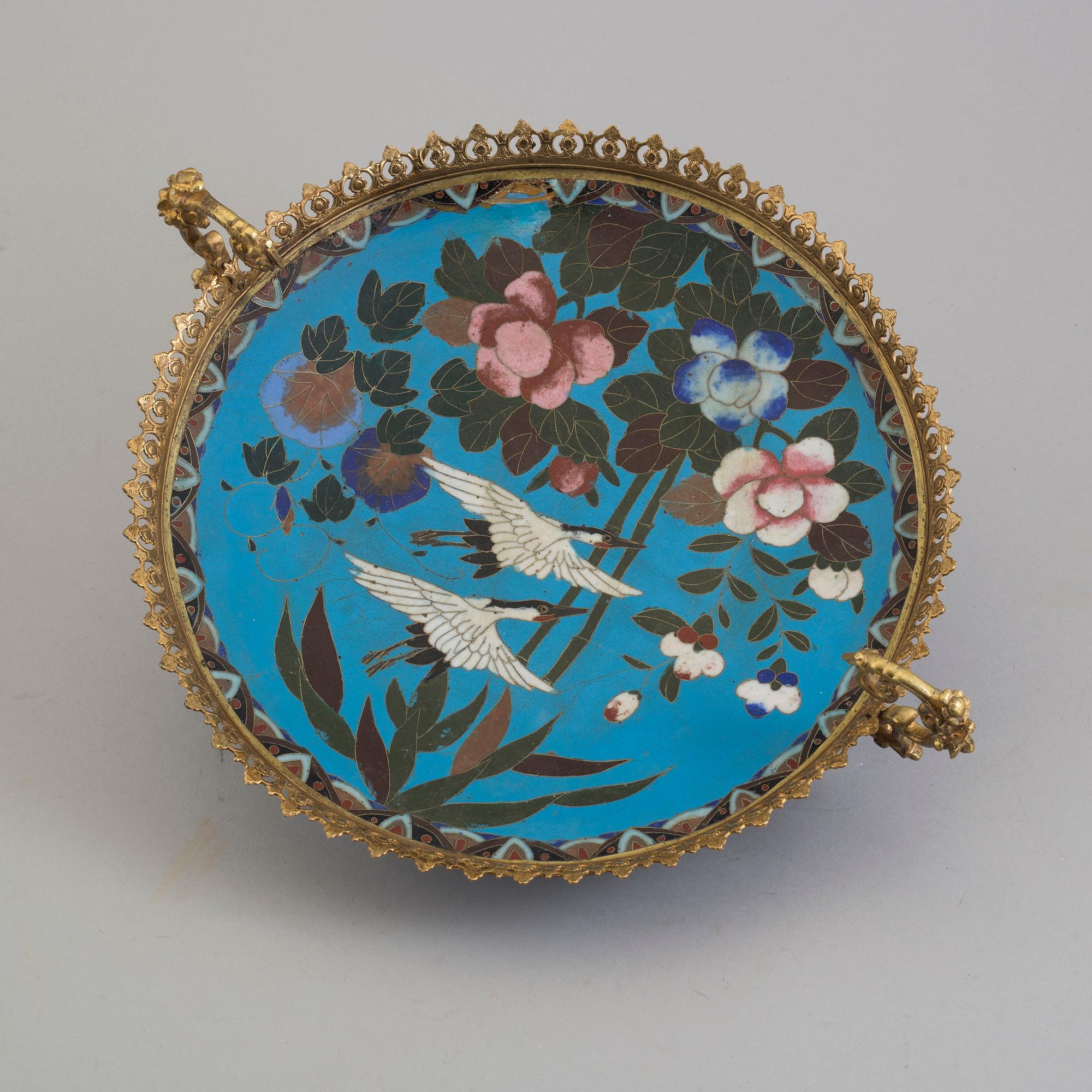 FAT, cloisonné, Kina, 1900-talets första hälft.