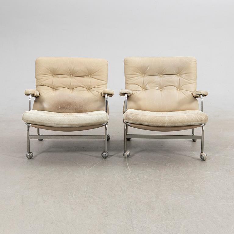 Bruno Mathsson, armchairs, 1 pair, "Karin", DUX.
