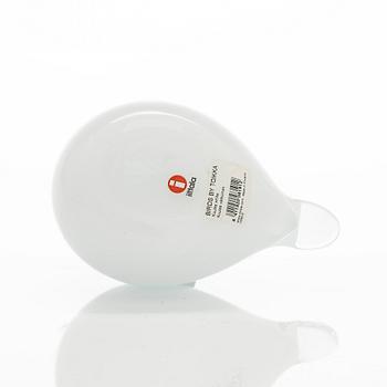 Oiva Toikka, glasfågel, "Kuulas". Signerad O. Toikka Nuutajärvi.