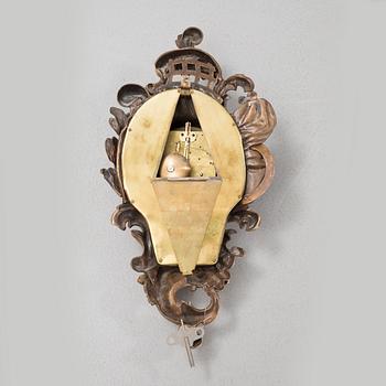 VÄGGPENDYL, rokokostil, Westerstrand, Töreboda, omkring 1900-talets mitt.