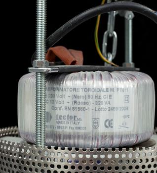 A 21st century ceiling light by tector, Italy.