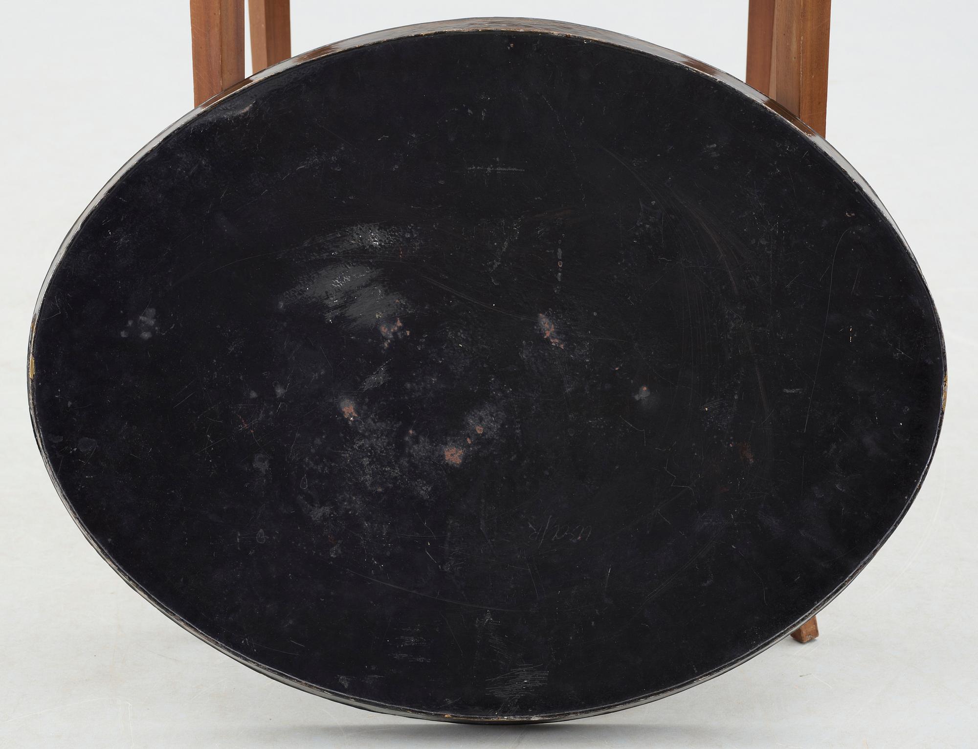 BRICKA, plåt, empire, 1800-talets första hälft.