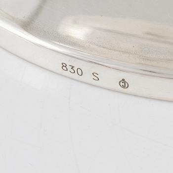 A Norwegian Silver Candelabra, Karl Jørgen Otteren, late 20th century.