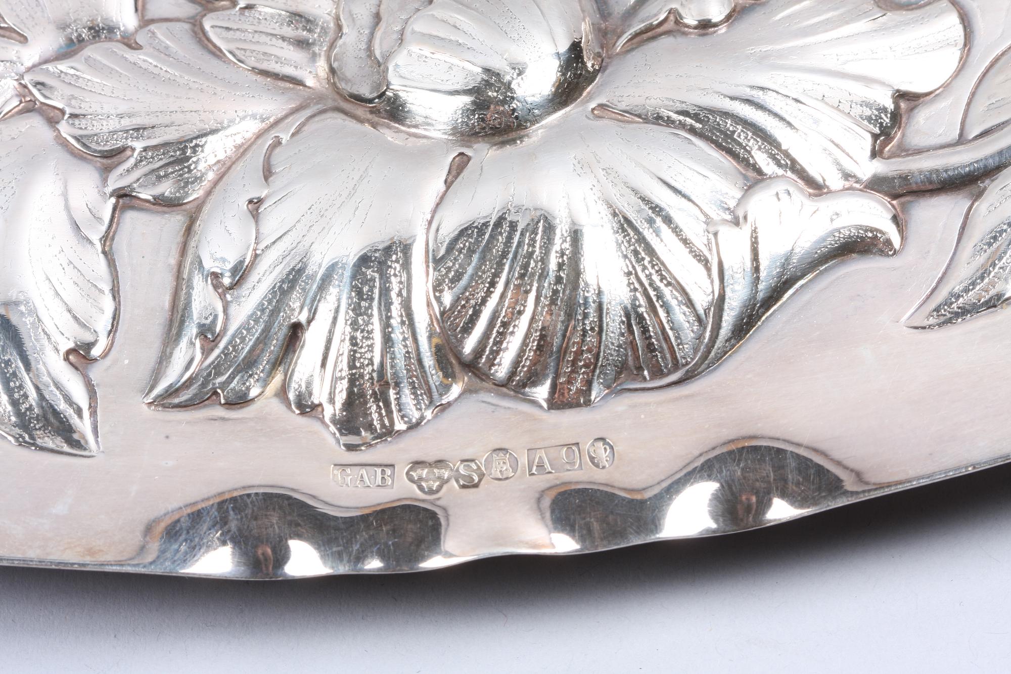 UPPLÄGGNINGSFAT, silver, GAB, Stockholm 1951.