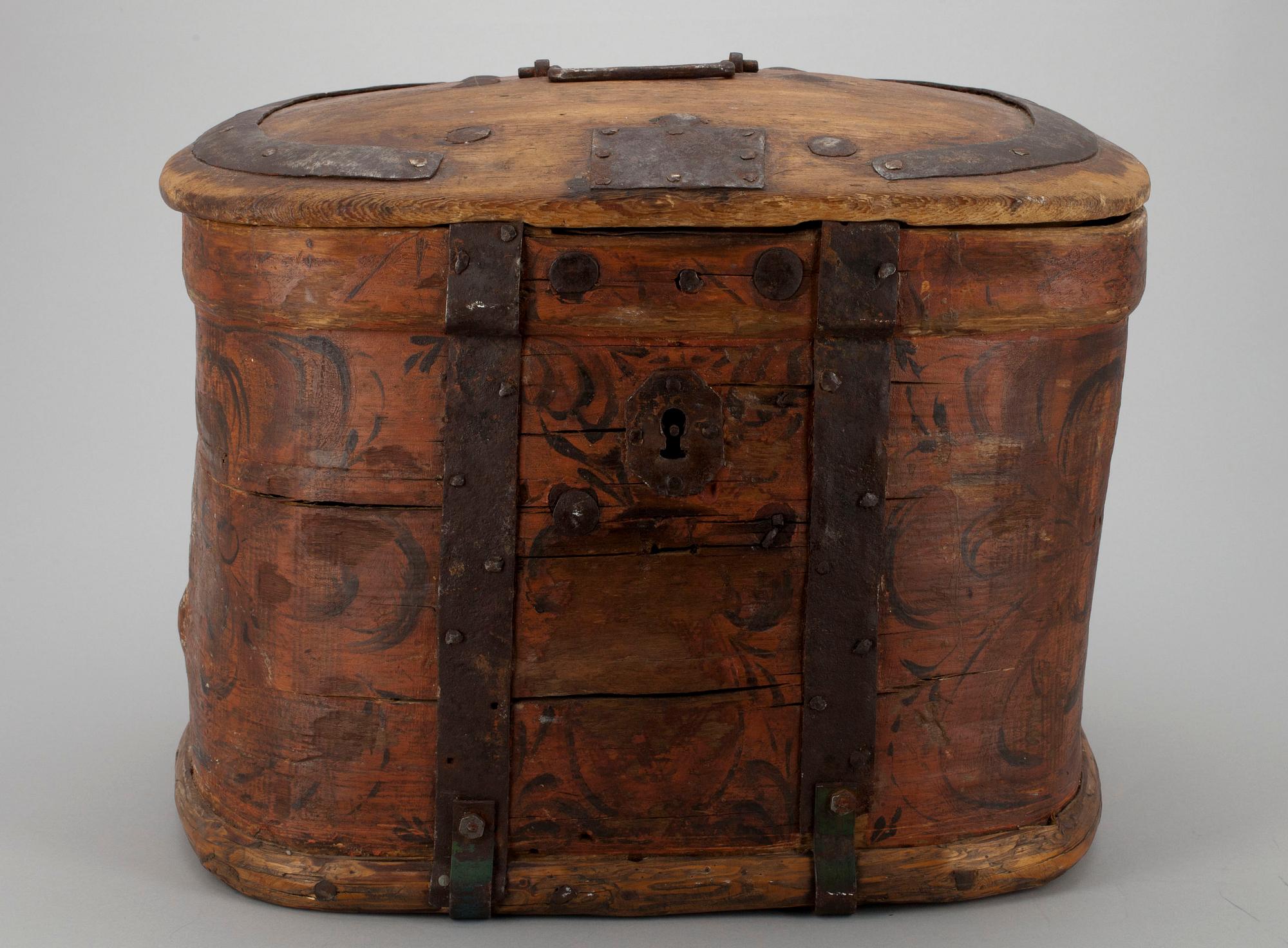 SVEPASK med FÄLLOCK, allmoge, enligt uppgift Tornedalen, 1800-tal.