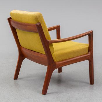 A 'Senator' easy chair by Ole Wanscher, France & Son, Denmark.