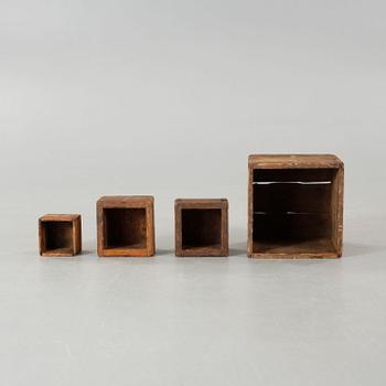 Four wooden measurements, second half of the 19th century.