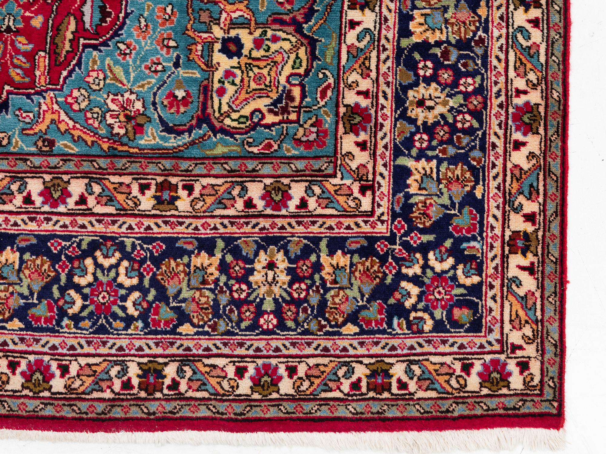 Carpet, Tabriz, approx. 310 x 198 cm.