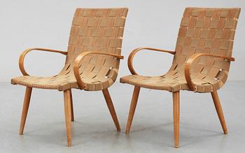 KARMSTOLAR, ett par, trol Gustaf Axel Berg, 1940-tal.
