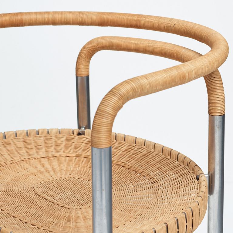 Poul Kjaerholm, a "PK 12" chair, edition E Kold Christensen, Denmark ca 1962.
