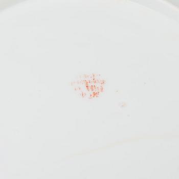 A French dinner service, circa 1800, some pieces marked M F Guerhard & Dahl.  (70 pieces).