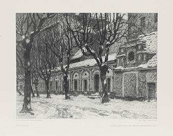 FERDINAND BOBERG, tryck, ca 200 st, 1900-talets början.