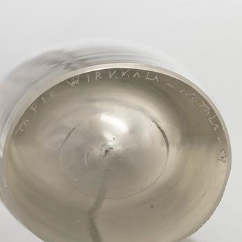 Tapio Wirkkala, Three glass vases / art glass objects, signed Tapio Wirkkala Iittala.